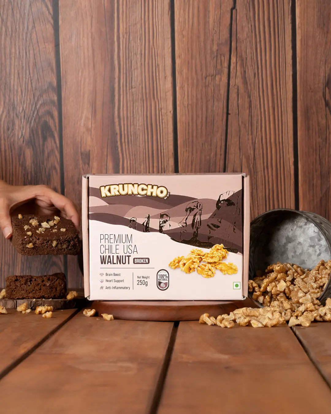 Chile USA Walnut Broken – Best Walnut Dry Fruit | Kruncho