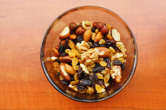 Appetizer: Warm Dry Fruit and Nut Salad