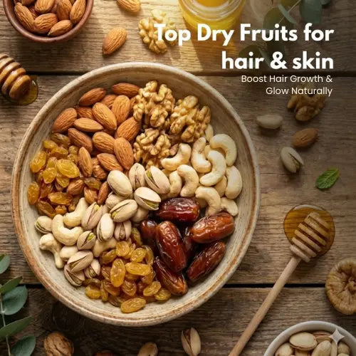 Dry Fruits for Hair Growth | Best Dry Fruits for Hair & Skin - Kruncho