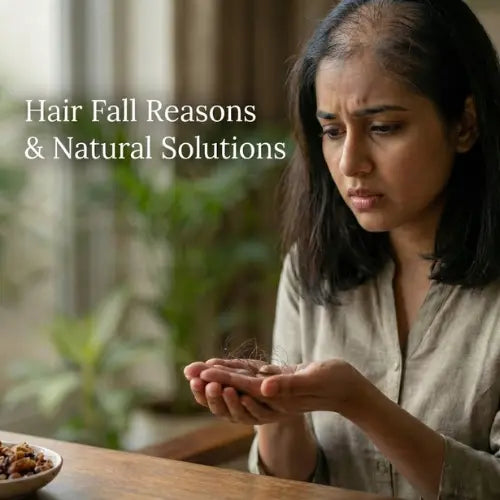 Hair Fall Reasons Causes, Symptoms & Natural Solutions - Kruncho