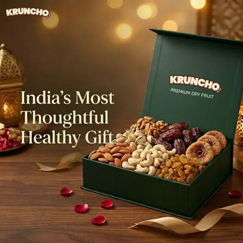 Premium Kruncho dry fruit gift box - healthy gifting India