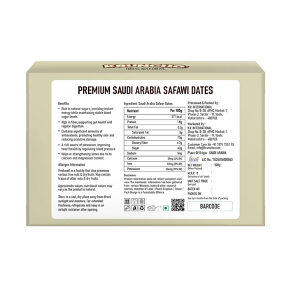Premium Saudi Arabia Safawi Dates Regular