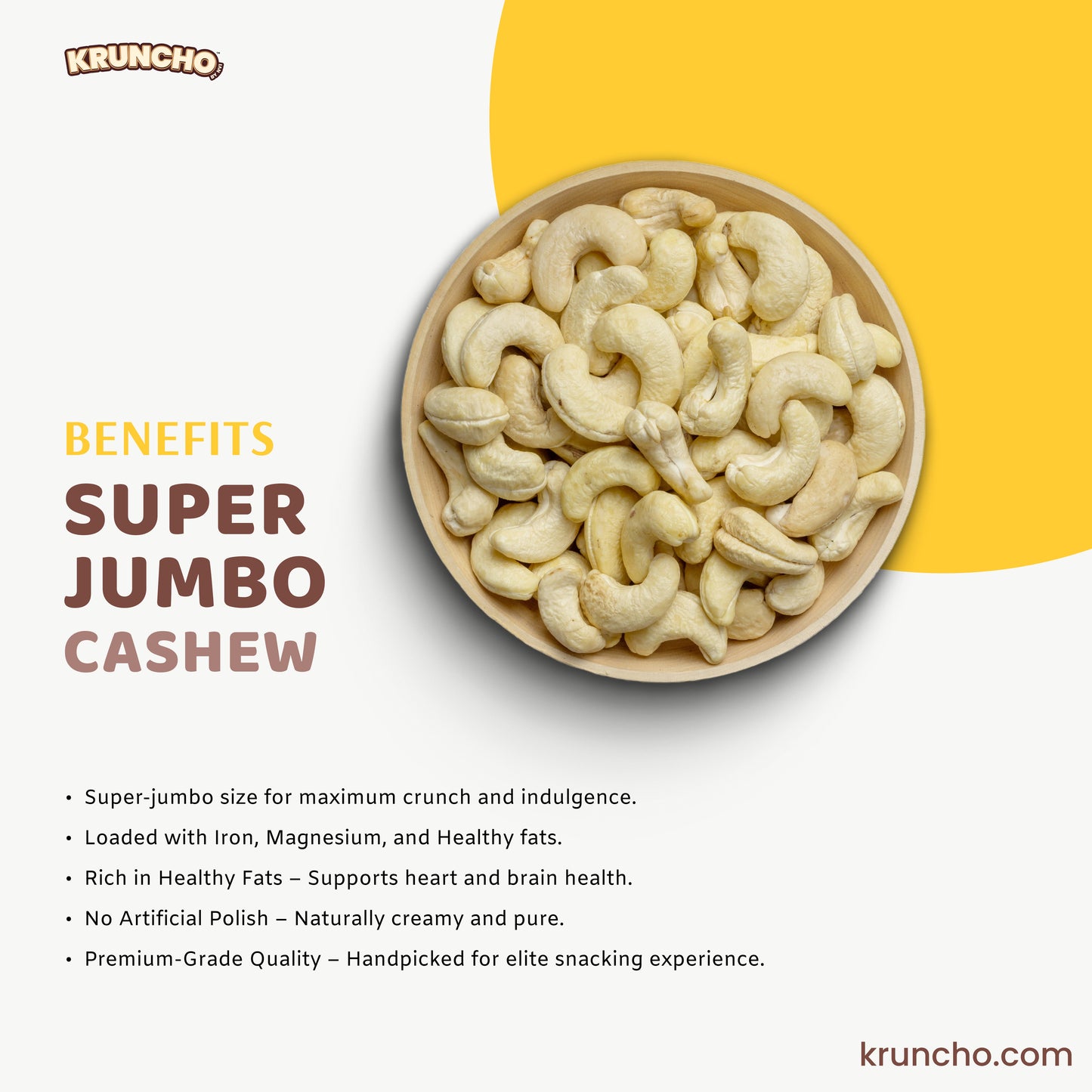 Premium Indian Cashew Super Jumbo