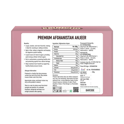 Premium Afghanistan Anjeer Jumbo