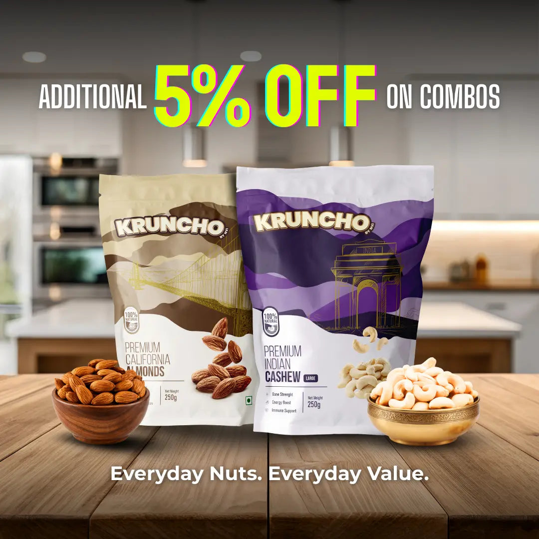 almonds & cashews dryfruits kruncho