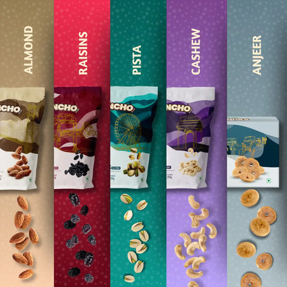 Festive Five dry fruit pack kruncho