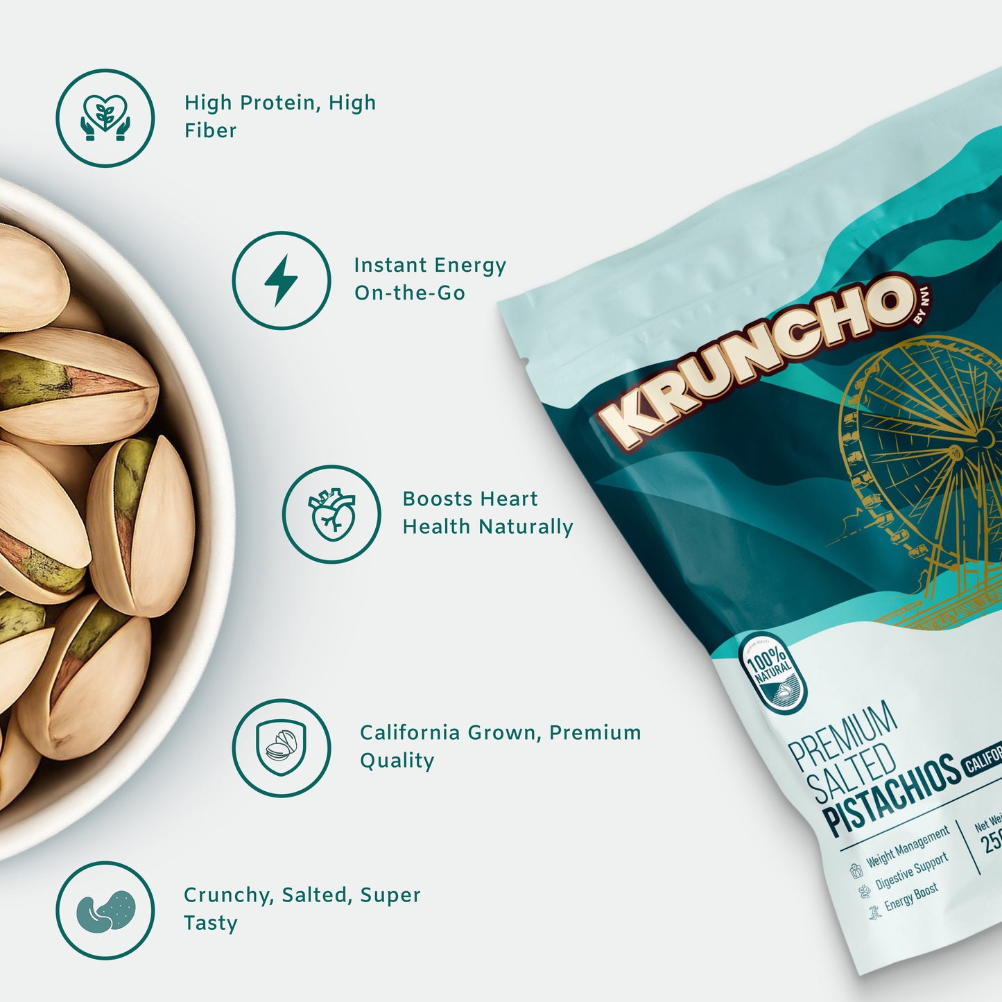 Premium Salted Pistachios California