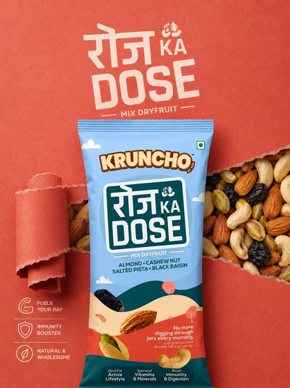 Roz ka dose Almonds, Pista, Cashew, Raisins
