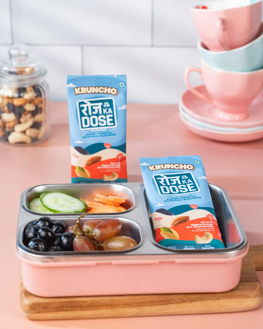 M2kaltesh Roz Travel Snacks - Roz Ka Dose | Dry Fruits | Kruncho