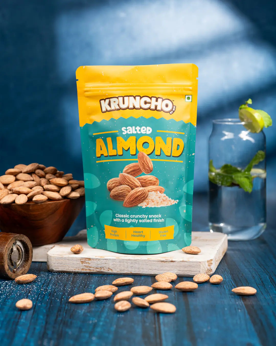 Salted almonds