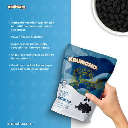 Premium Black Raisins Seeded