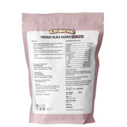 Premium Black Raisins Seedless