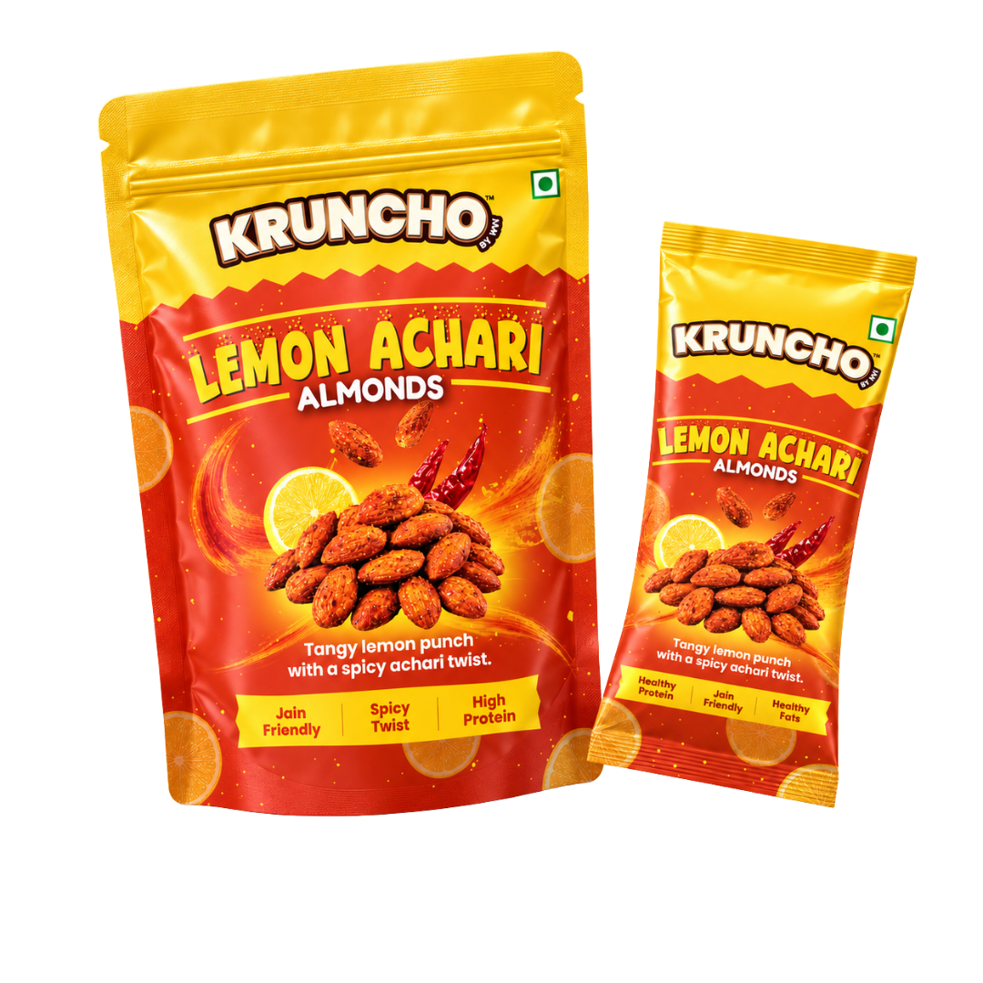 Kruncho Lemon Achari Almonds