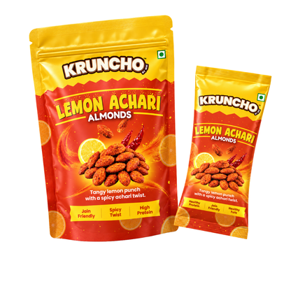 Kruncho Lemon Achari Almonds
