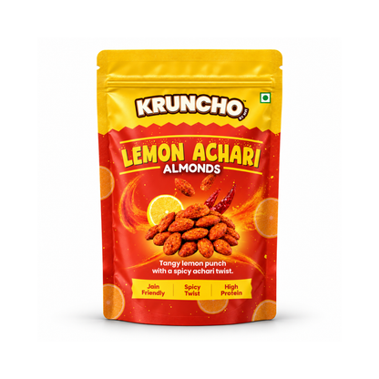 Kruncho Lemon Achari Almonds