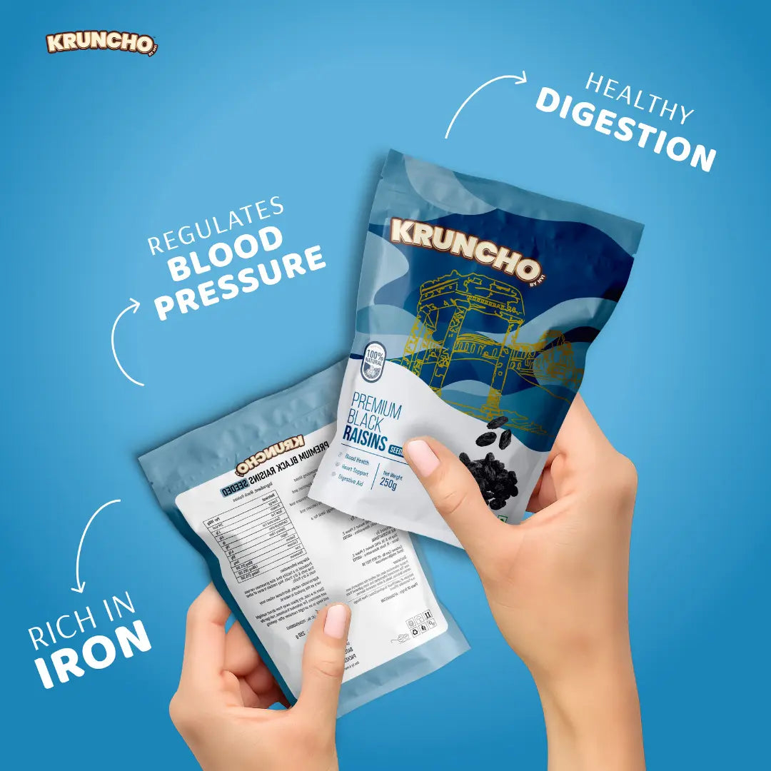 black raisins seeded kruncho dry fruits