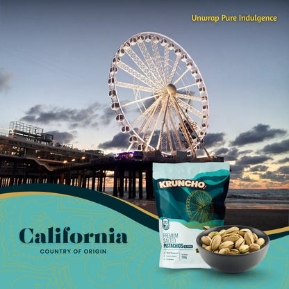 Kruncho dry fruits salted pistachios california