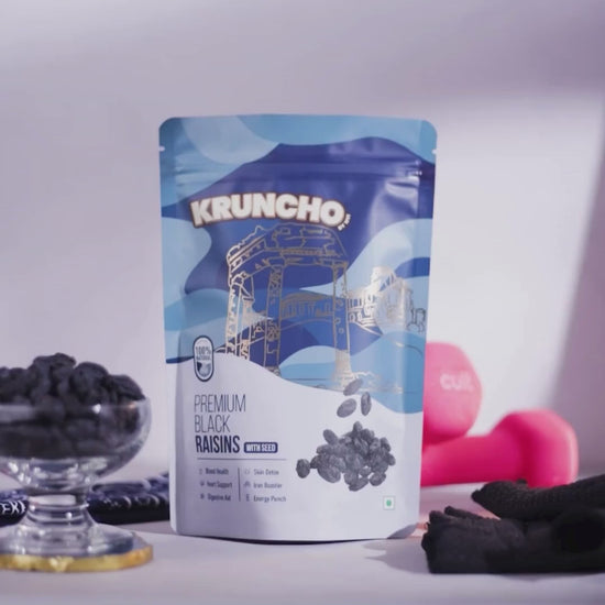 Kruncho premium black raisins