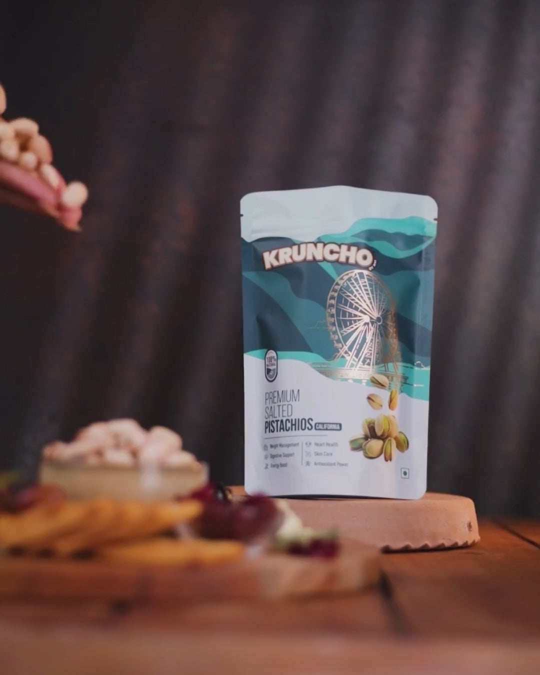 Premium salted pistachios