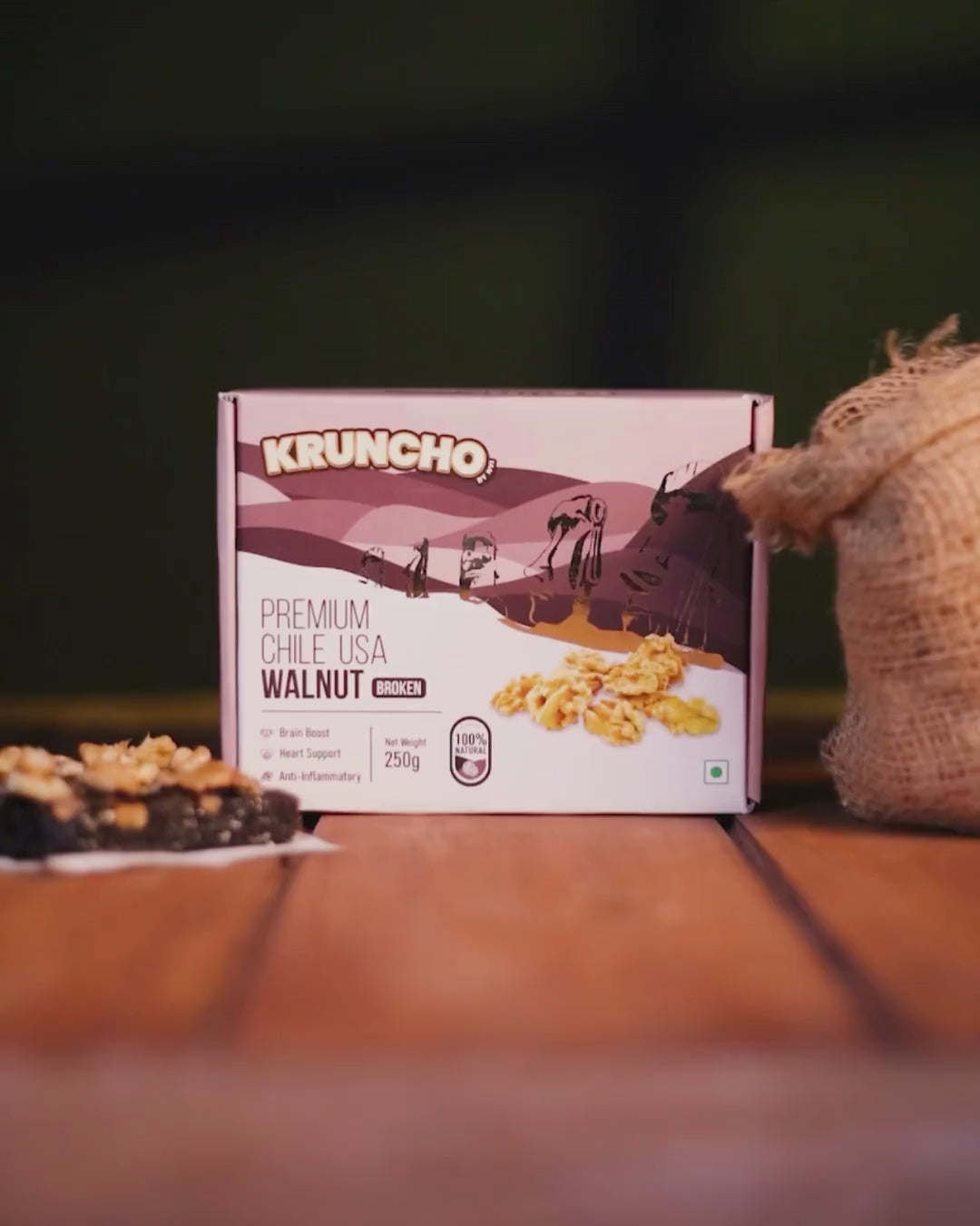 Premium broken walnut